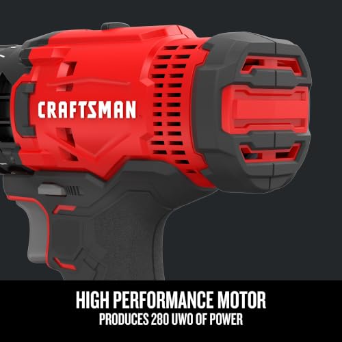 CRAFTSMAN V20 Cordless Drill/Driver Kit, 1/2 inch, Battery and Charger Included (CMCD700C1) - style: 20V MAX Drill Kit