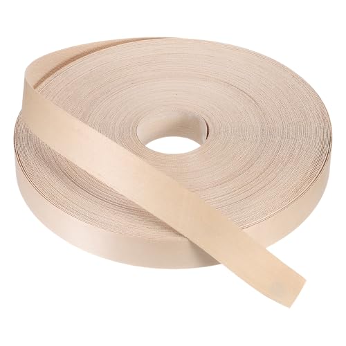 PATIKIL Maple Edge Banding, 1-1/2 Inch x 250 ft Wood Veneer Tape Pre-glued Flexible Plywood Edge Banding with Hot Melt Adhesive for Furniture Restoration - color: Maple, size: 1-1/2 Inch x 250 ft