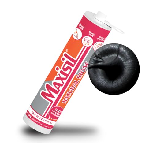 Maxisil Natural Stone Silicone Sealant 10.4 oz - N31 Matte Anthracite, RDX1001MANTH - color: N31 Matte Anthracite