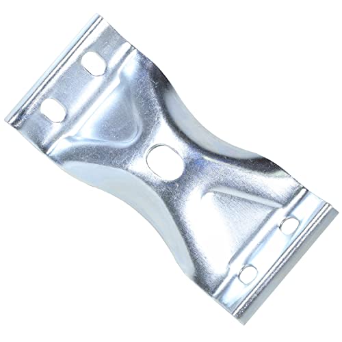 4 Pack Rok Hardware Surface Mount Corner Brackets for Table Aprons 2" (51mm) High x 4-3/4" (121mm) Wide, R3309M2 - size: 2" (51mm) High x 4-3/4" (121mm) Wide