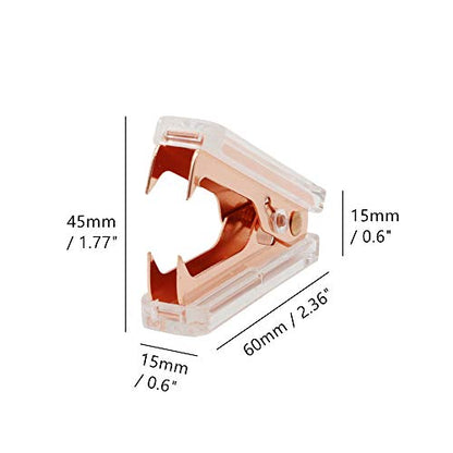 Rose Gold Staple Remover Staples Puller Removal Claw Tool - color: Rose Gold