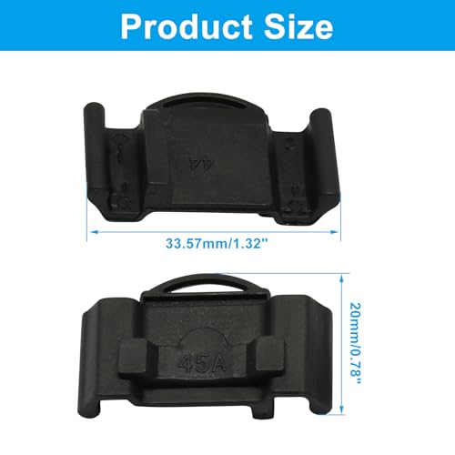 20 Pcs Drawer Track Guide, Plastic Slide Bumper End Stopper, Black