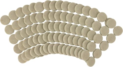 240 Pack Felt Pads for Furniture, 0.75 Inch Self Adhesive Cabinet Cushion Dots, Mini Foam Felt Pads, Self Stick Furniture Protectors for Cabinet Doors, Desks, Drawers and Floors, Oat Beige