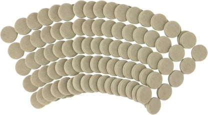 240 Pack Felt Pads for Furniture, 0.75 Inch Self Adhesive Cabinet Cushion Dots, Mini Foam Felt Pads, Self Stick Furniture Protectors for Cabinet Doors, Desks, Drawers and Floors, Oat Beige