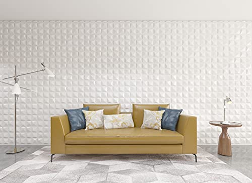 Art3d Decorative 3D Panels Textured Wall Design Board Pack of 12 Tiles 32 Sq Ft