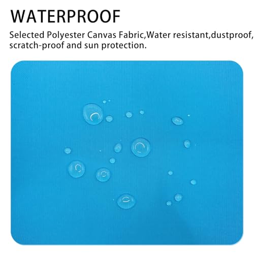 Gheeidau Canvas Repair Patch 9×11 Inch 3Pcs Waterproof Self-Adhesive Fabric Repair Patch for Tents,Boat Cover,Pop Up Canopy,Patio,Bags,Car Seats,Sofas,Furniture Cover(Blue) - color: Blue
