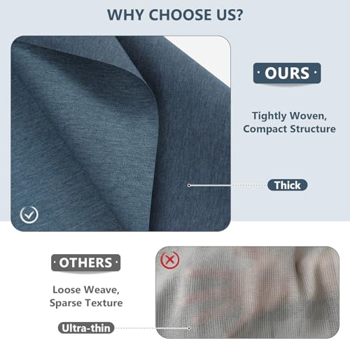 Waterproof Canvas Fabric by The Yard 600D Upholstery Fabric 58x36inch Navy - color: Navy Blue, size: Pre Cut 1 Yard