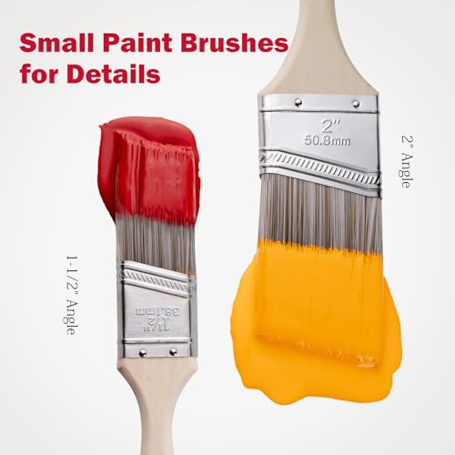 Mister Rui 4 Inch and 9 Inch Paint Roller Kit with 3-Ft Extension Pole - size: 20 Pack 9 Inch Paint Roller Kit & Extension Pole