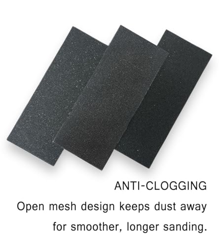 Sanding Mesh Sheets 12 Pack, 4.5 x 11 Inch Sanding Net Sheets, Grit 80, Double Side Open Mesh, Dust Free Sandpaper for Wood, Drywall, Metal - style: #80-12pcs