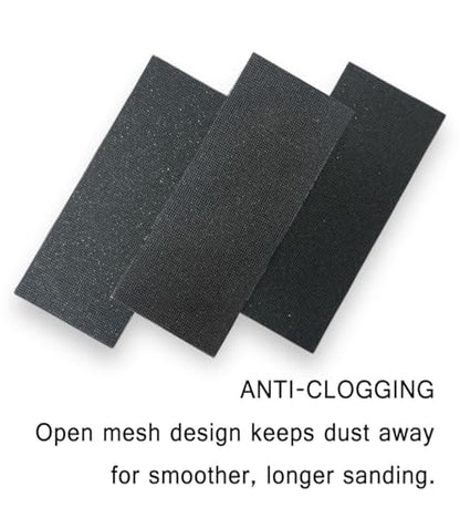 Sanding Mesh Sheets 12 Pack, 4.5 x 11 Inch Sanding Net Sheets, Grit 80, Double Side Open Mesh, Dust Free Sandpaper for Wood, Drywall, Metal - style: #80-12pcs