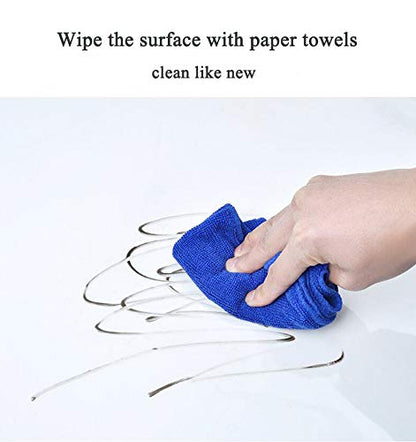 CiCiwind Contact Paper Clear Glossy Self Adhesive Film Covering Removable Protective Film Contact Paper Shelf Drawer Liner Transfer Tape Roll 17.7" x 9.8' - size: 17.7"W x 118"L