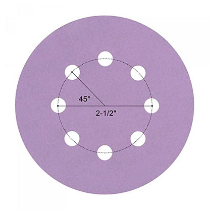 uxcell 15Pcs 5-Inch Purple Sanding Discs 10000 Grits 8 Hole Hook and Loop Professional Aluminum Oxide Sand Paper Wet Dry Polish for Wood Metal Paint Finish - style: 10000 Grit