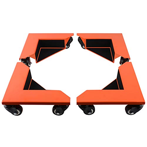 SPACEKEEPER Furniture Mover 1380 LB Furniture Dolly 4 Pack Cabinet Roller