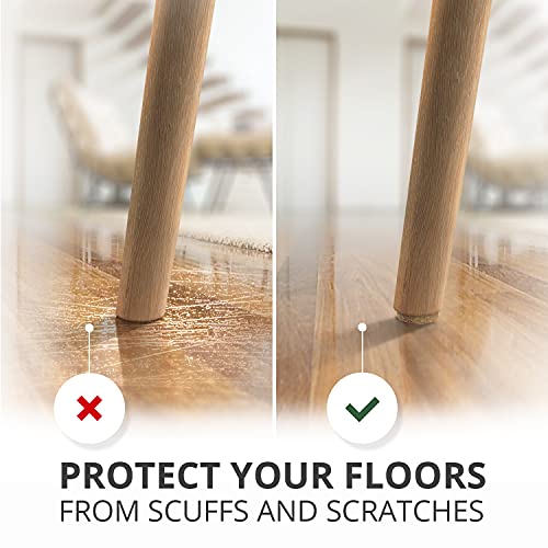 X-Protector 357 pcs Beige Felt Furniture Pads - Hardwood Floor Protectors - size: 357 PCS Beige
