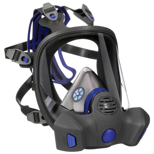 3M Secure Click Full Face Reusable Respirator, FF-802, Medium - size: Medium