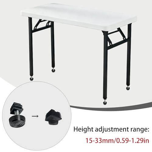8-Pack Adjustable Furniture Leveling Feet, 30x30mm Square Insert - size: 30x30mm