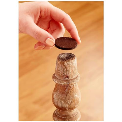 Scotch Felt Pads 162 PCS Brown, Felt Furniture Pads for Protecting Hardwood Floors, Round, Assorted Sizes Value Pack, Self-Stick design, Protecting from nicks, dents and scratches (SP847-NA)