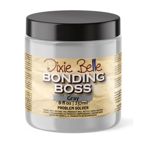 Dixie Belle Paint Company Bonding BOSS Paint Primer - Gray (8oz) - color: Gray, size: 8 Fl Oz (Pack of 1)