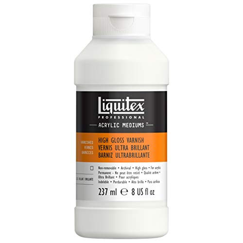 Liquitex Professional High Gloss Varnish, 237ml (8-oz) - color: High Gloss, style: 8-oz