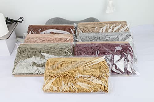 5 Yard Curtain Bullion Fringe Trim-Rayon Tassel Embellishments - color: gold