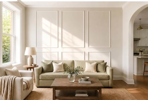 Large Peel & Stick Wall Molding Box Moulding Trim, Set of 6