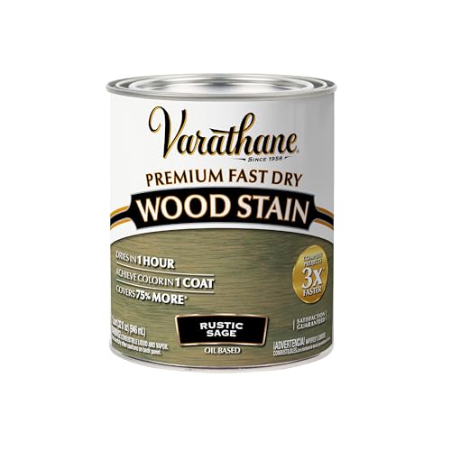 Varathane Premium Fast Dry Rustic Sage Wood Stain - color: Rustic Sage, size: 1 Quart (Pack of 1)