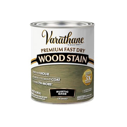 Varathane Premium Fast Dry Rustic Sage Wood Stain - color: Rustic Sage, size: 1 Quart (Pack of 1)