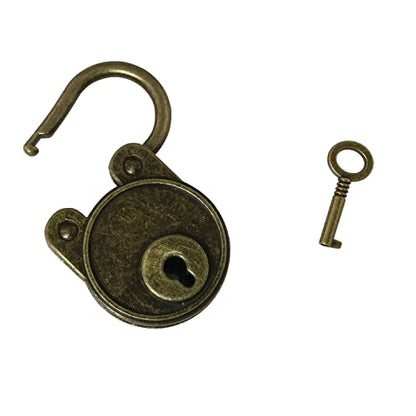 Antique Bronze Embossing Decorative Brass Hasp Clasp Latch Lock with Screws Furniture Decoration