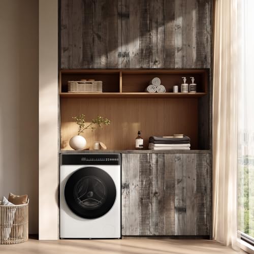 Livebor Gray Shiplap Peel and Stick Wallpaper Wood Wallpaper 17.7”x 236.2” - color: Dark Gray, size: 17.7" x 236.2"