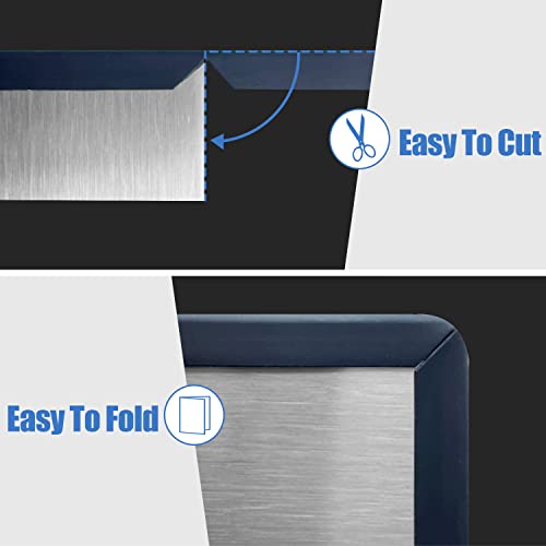 Rubber Edge Trim, Self-Adhesive U Channel Edge Trim, U Shaped Edge Protector for Glass, Mirror, Plywood, EPDM Material, Slot Width 1/4"(6mm), Length 10 Ft, Black - size: Fit 1/4"- L10'
