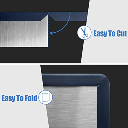 Rubber Edge Trim, Self-Adhesive U Channel Edge Trim, U Shaped Edge Protector for Glass, Mirror, Plywood, EPDM Material, Slot Width 1/4"(6mm), Length 10 Ft, Black - size: Fit 1/4"- L10'