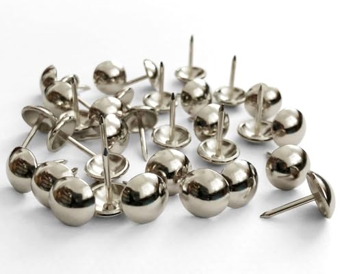 500PCS D11mmxL17mm Sofa Upholstery Tacks,Decorative Tacks Nickel - color: Nickel