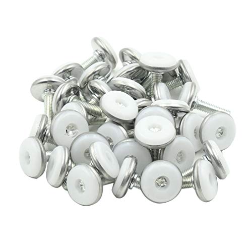 Furniture Feet Levelers Screw on Furniture Glides,M8 x 25mm-36pcs - size: M8 x 25mm Thread Length