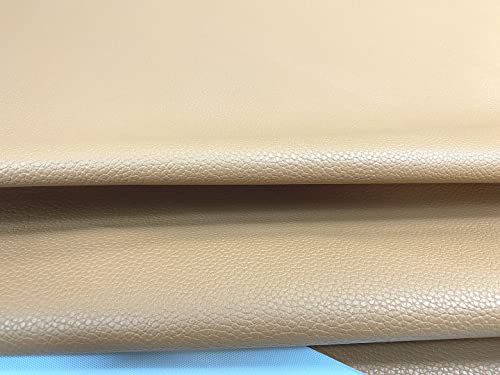 Mybecca Faux Leather Fabric Calf Champion Camel (1 Yard -3ft x 4.5ft) - color: Camel
