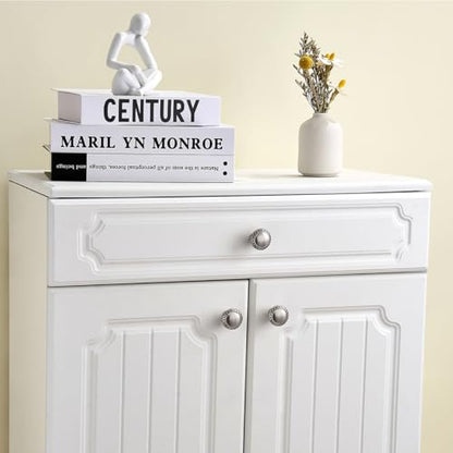 20 Pack 1.26 Inch Round Brushed Nickel Cabinet Knobs - color: Brushed Nickel Knobs