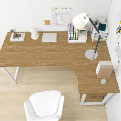 Peel and Stick Wallpaper Brown Wood Grain Contact Paper 15.7" x 275.6" - color: Brown, size: 15.7" x 275.6"