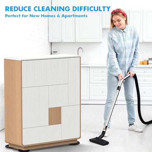 16-Pack Furniture Sliders for Hardwood Floors, Save 80% Effort Safely and Easily, The Glide Tool Set for Heavy Furniture and Appliances, Reusable Floor Protectors and Moving Pads (16 Felt 3.5" Slider) - size: 16 Felt 3.5" Sliders
