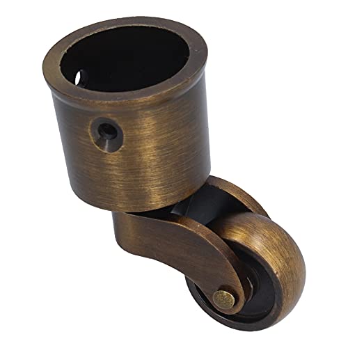 Round Cup Caster Swivel Wheels Furniture Casters Zinc Alloy Matte for Sofa Piano Replacement Parts