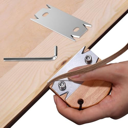 Edge Banding Trimmer for Woodworking & 1PCS Replacement Blade - size: 1 Trimmer with 1 Replacement Blade