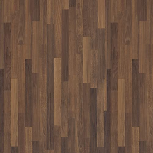 VEELIKE 24''x354'' Butcher Block Peel and Stick Countertop Contact Paper Wood Contact Paper for Countertops Waterproof Dark Wood Wallpaper for Desk Self Adhesive Vinyl Countertop Wrap for Kitchen - color: Dark Brown, size: 24" x 354"