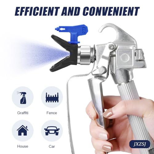 Spray Tips for Airless Sprayer,Reversible Airless Spray Tips 5 Pieces,Use Mini Boxes for Storage, Convenient to Carry(109, 213, 315, 413, 621)