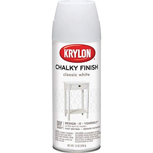 Krylon K04101000 Spray Paint, 12 Ounce (Pack of 1), Classic White, 12 Oz - color: Classic White