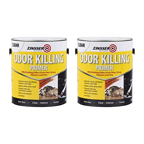 Zinsser 305928-2PK Odor Killing Primer, Gallon, White, 2 Pack - size: 256 Fl Oz (Pack of 1)