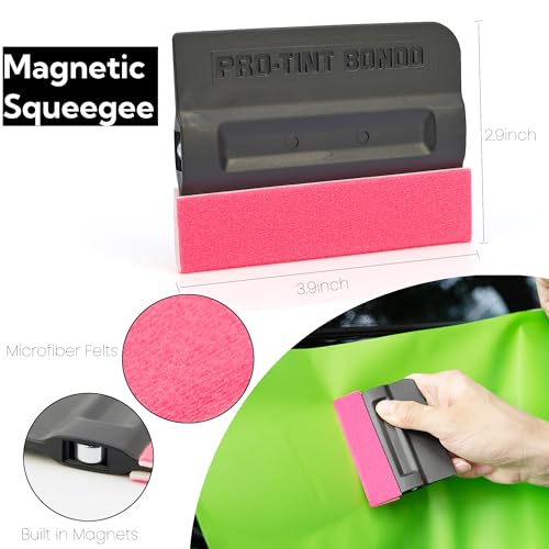 Complete Car Vinyl Wrap Tool Kit | Heat Gun, Squeegee, Cutter, Gloves | Perfect for Car Wrapping, Window Tinting, Paint Protection Film, and Decals | Ideal for Professional and DIY Use - color: Kit D