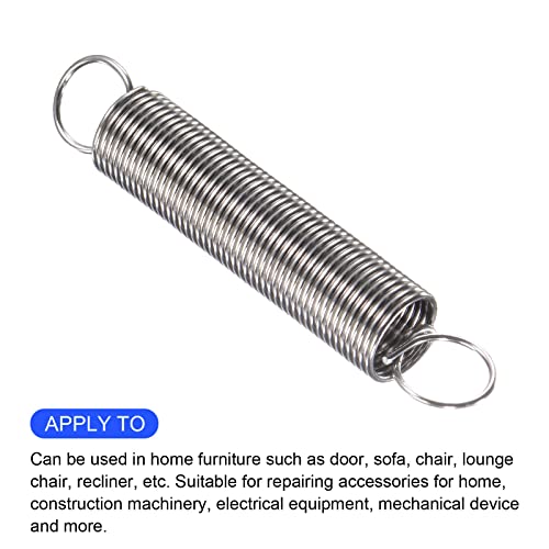 METALLIXITY Extension Spring (1x12x70mm/0.04"x0.48"x2.76") 5Pcs - size: 0.04"x0.48"x2.76"