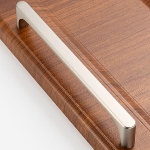 6-1/4 Inch Brushed Nickel Cabinet Pulls Kitchen Handle 10 Pack 3126 - color: Brushed Nickel, size: 6-1/4 In Hole Distance
