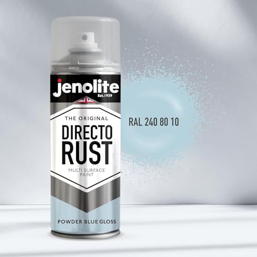 JENOLITE Directorust Gloss Finish Aerosol, Powder Blue 1x13.5oz - color: Powder Blue