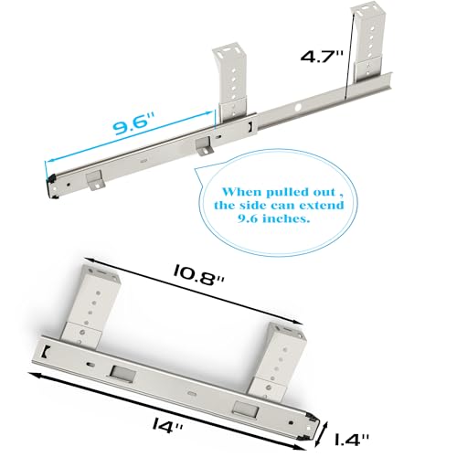 FRMSAET Drawer Slides 12/14/16/18inch Cabinet Rails Hardware-14 inch Silver - color: Silver, size: 14 Inch