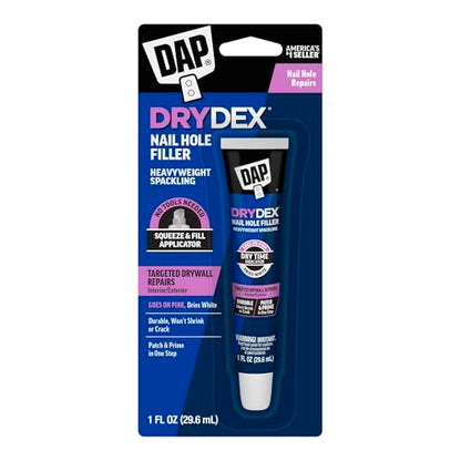 DAP DryDex Dry Time Indicator Spackling, Pink/White, 1 oz (7079800944)