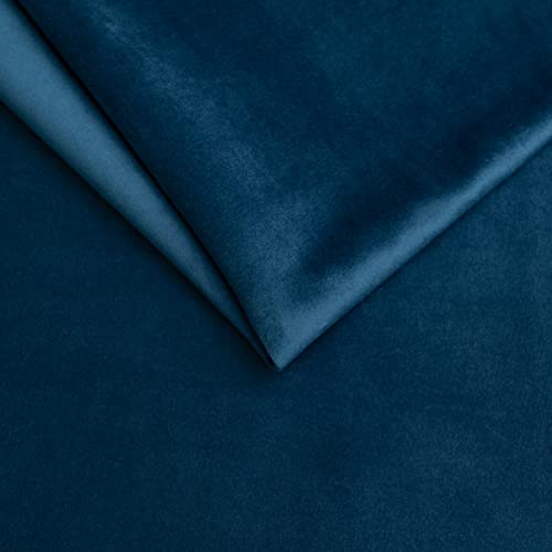 MASTERS OF COVERS Snug Fit Classic Velvet Klippan Loveseat Slipcover for The IKEA 2 Seater Klippan Loveseat Sofa Cover Replacement (Blue, Velvet) - color: Velvet Blue, size: Velvet